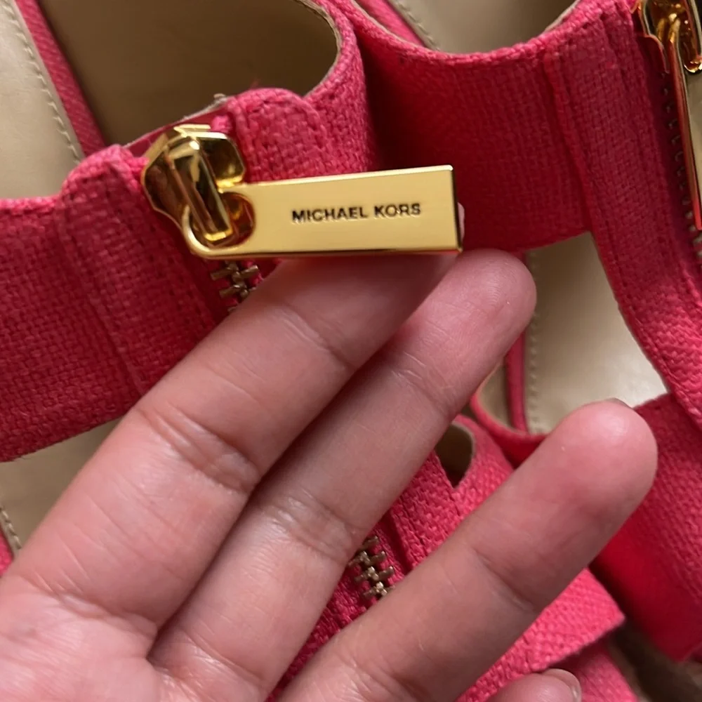 Michael Kors Bradley Mule Small Weave Canvas - Picture 8 of 8